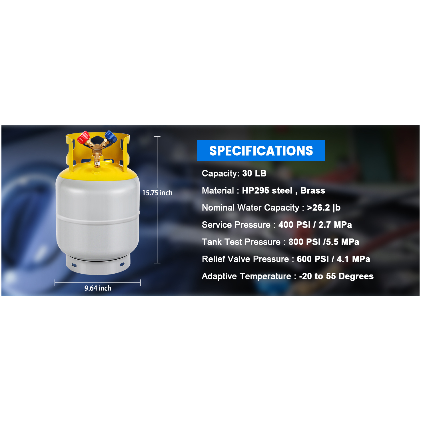 refrigerant recovery tools recovery tank recovery cylinder hvac recovery tank r134a recovery tank