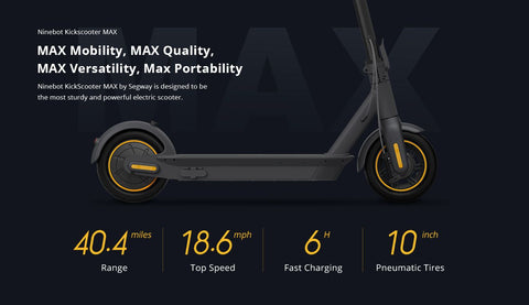 Segway MAX Kickscooter - Wellbots