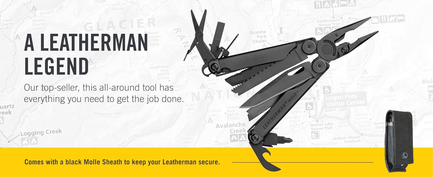 A Leatherman Legend��Our top-seller, this all-around tool has everything you need to get the job done